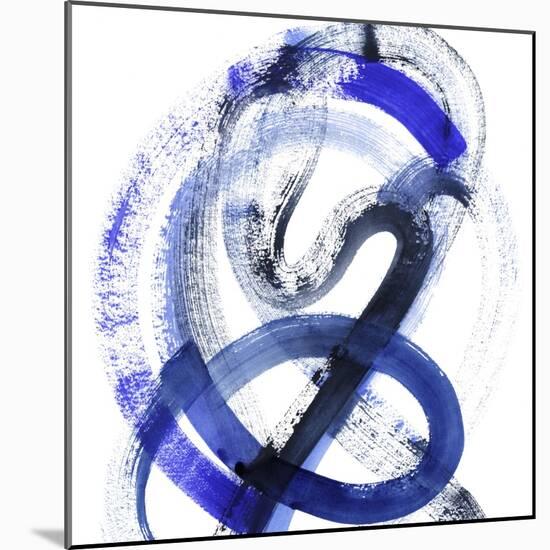 Blue Kinesis III-Grace Popp-Mounted Art Print