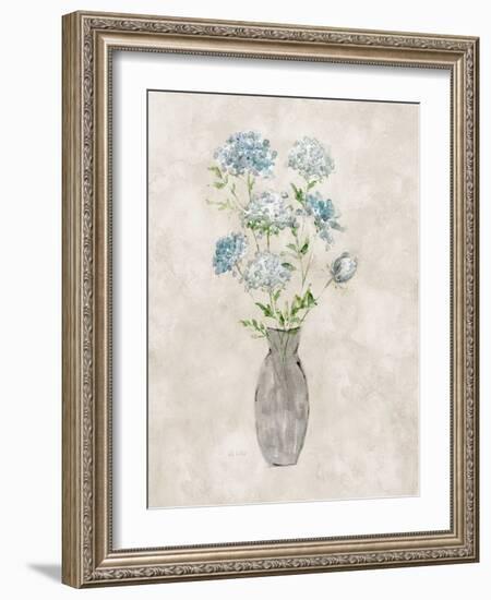 Blue Lace Bouquet II-Sally Swatland-Framed Art Print