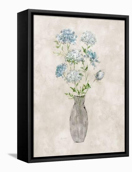 Blue Lace Bouquet II-Sally Swatland-Framed Stretched Canvas