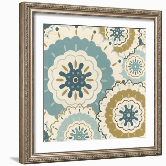 Blue Lace I-Erica J. Vess-Framed Art Print