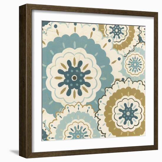 Blue Lace I-Erica J. Vess-Framed Art Print