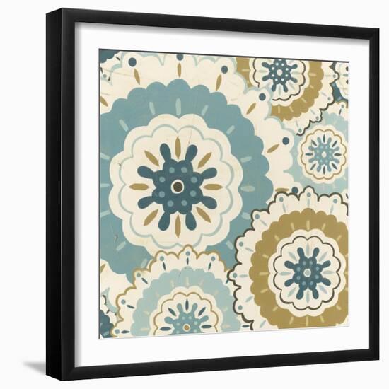 Blue Lace I-Erica J. Vess-Framed Art Print