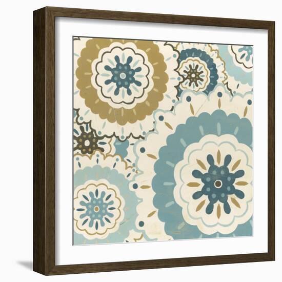 Blue Lace IV-Erica J. Vess-Framed Art Print