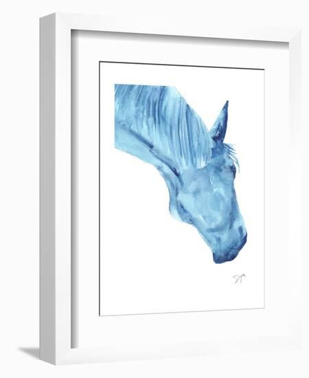 Blue Lacey Thick-Beverly Dyer-Framed Art Print