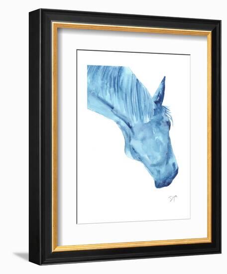 Blue Lacey Thick-Beverly Dyer-Framed Art Print