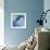 Blue Lagoon Abstract 1-Jean Plout-Framed Giclee Print displayed on a wall