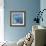 Blue Lagoon Abstract 2-Jean Plout-Framed Giclee Print displayed on a wall