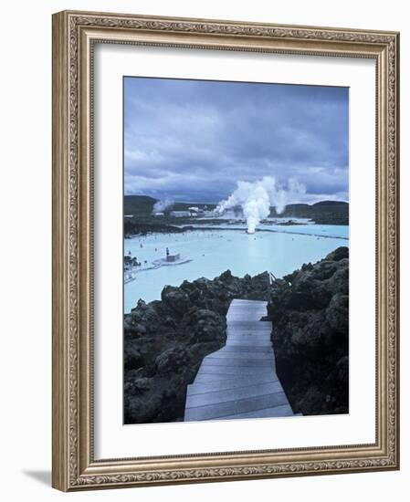 Blue Lagoon, Grindavik, Nr. Reykjavik, Iceland-Jon Arnold-Framed Photographic Print