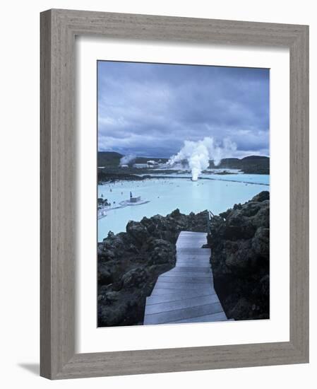 Blue Lagoon, Grindavik, Nr. Reykjavik, Iceland-Jon Arnold-Framed Photographic Print