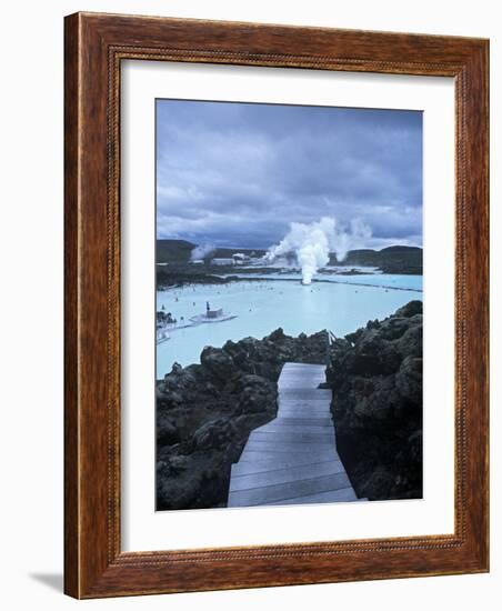 Blue Lagoon, Grindavik, Nr. Reykjavik, Iceland-Jon Arnold-Framed Photographic Print