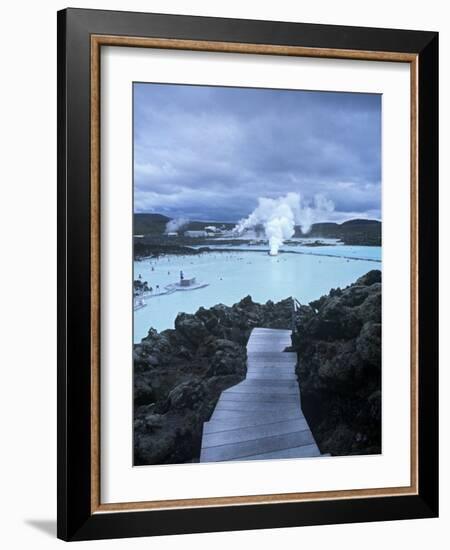 Blue Lagoon, Grindavik, Nr. Reykjavik, Iceland-Jon Arnold-Framed Photographic Print