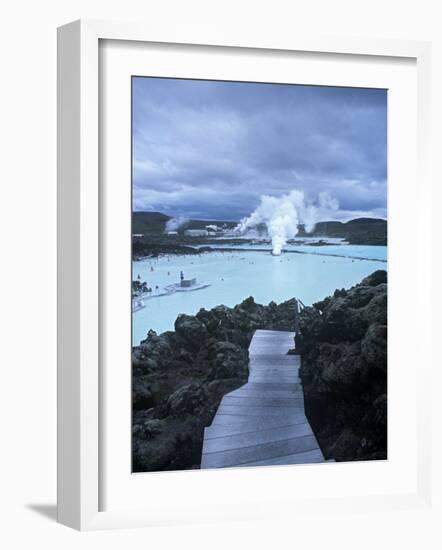 Blue Lagoon, Grindavik, Nr. Reykjavik, Iceland-Jon Arnold-Framed Photographic Print