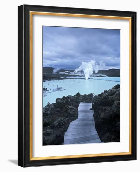 Blue Lagoon, Grindavik, Nr. Reykjavik, Iceland-Jon Arnold-Framed Photographic Print