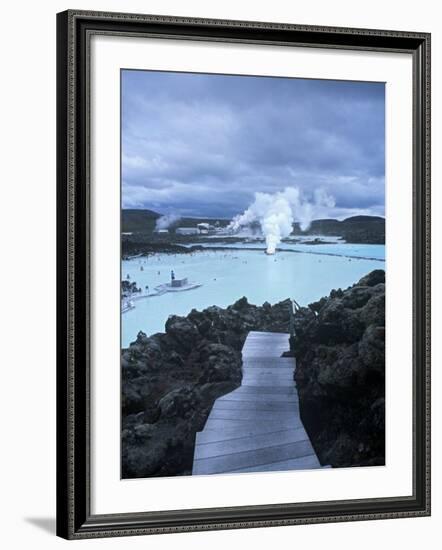 Blue Lagoon, Grindavik, Nr. Reykjavik, Iceland-Jon Arnold-Framed Photographic Print