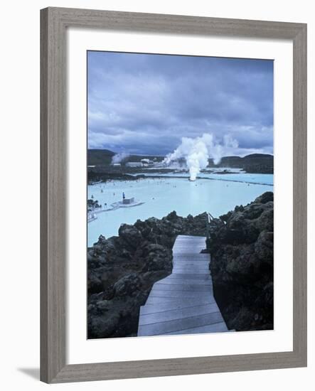 Blue Lagoon, Grindavik, Nr. Reykjavik, Iceland-Jon Arnold-Framed Photographic Print