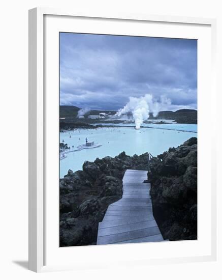 Blue Lagoon, Grindavik, Nr. Reykjavik, Iceland-Jon Arnold-Framed Photographic Print