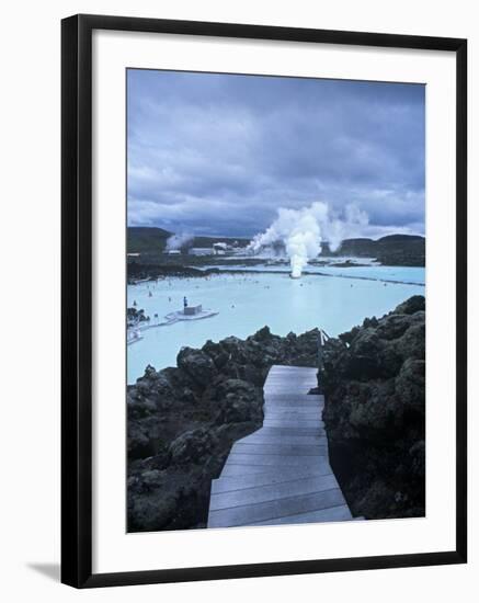 Blue Lagoon, Grindavik, Nr. Reykjavik, Iceland-Jon Arnold-Framed Photographic Print