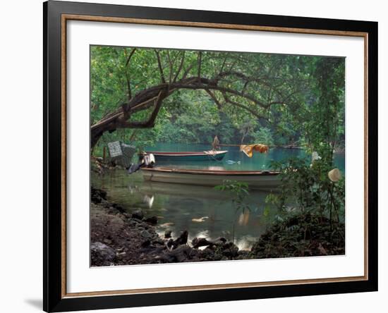 Blue Lagoon, Jamaica, Caribbean-Robin Hill-Framed Photographic Print