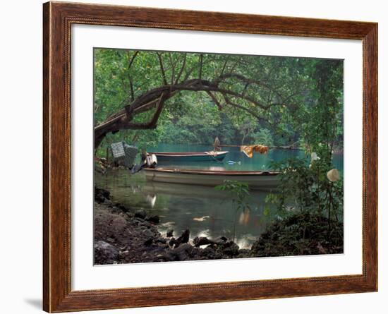 Blue Lagoon, Jamaica, Caribbean-Robin Hill-Framed Photographic Print