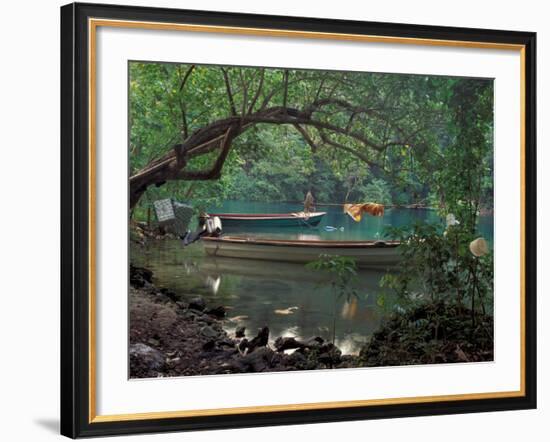 Blue Lagoon, Jamaica, Caribbean-Robin Hill-Framed Photographic Print