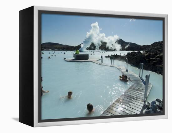 Blue Lagoon (Mineral Baths), Near Keflavik, Iceland, Polar Regions-Ethel Davies-Framed Premier Image Canvas