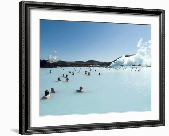 Blue Lagoon (Mineral Baths), Near Keflavik, Iceland, Polar Regions-Ethel Davies-Framed Photographic Print