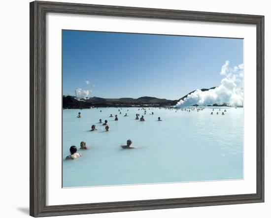 Blue Lagoon (Mineral Baths), Near Keflavik, Iceland, Polar Regions-Ethel Davies-Framed Photographic Print