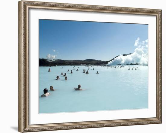 Blue Lagoon (Mineral Baths), Near Keflavik, Iceland, Polar Regions-Ethel Davies-Framed Photographic Print