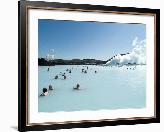 Blue Lagoon (Mineral Baths), Near Keflavik, Iceland, Polar Regions-Ethel Davies-Framed Photographic Print