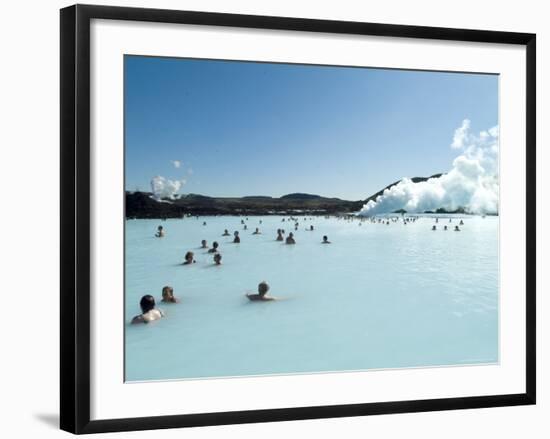 Blue Lagoon (Mineral Baths), Near Keflavik, Iceland, Polar Regions-Ethel Davies-Framed Photographic Print