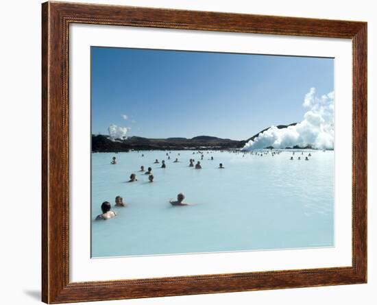 Blue Lagoon (Mineral Baths), Near Keflavik, Iceland, Polar Regions-Ethel Davies-Framed Photographic Print