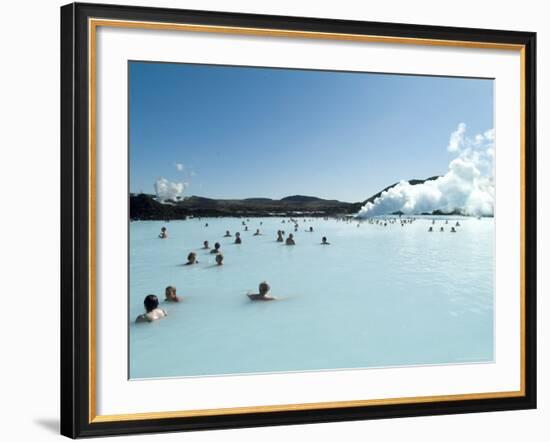 Blue Lagoon (Mineral Baths), Near Keflavik, Iceland, Polar Regions-Ethel Davies-Framed Photographic Print