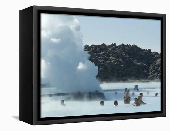 Blue Lagoon (Mineral Baths), Near Keflavik, Iceland, Polar Regions-Ethel Davies-Framed Premier Image Canvas