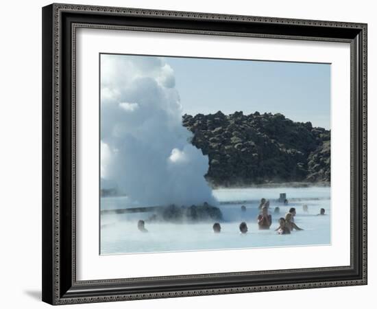 Blue Lagoon (Mineral Baths), Near Keflavik, Iceland, Polar Regions-Ethel Davies-Framed Photographic Print