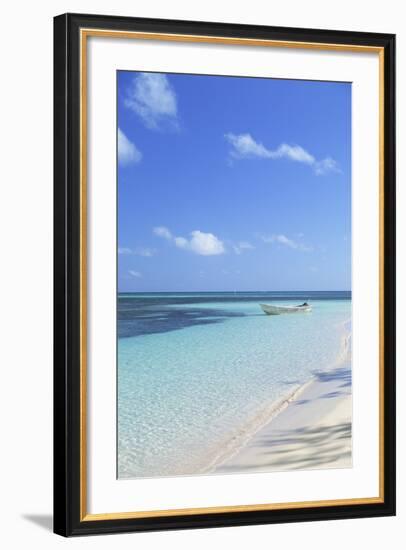 Blue Lagoon, Nacula Island, Yasawa Islands, Fiji-Ian Trower-Framed Photographic Print