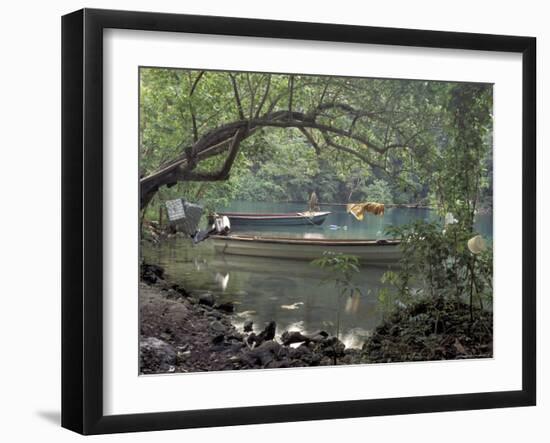 Blue Lagoon near Port Antonio, Mexico-Robin Hill-Framed Photographic Print