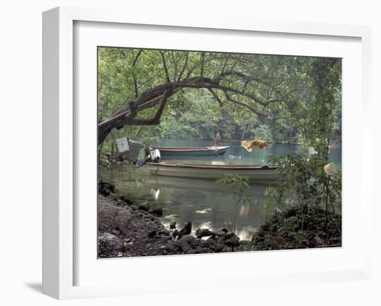 Blue Lagoon near Port Antonio, Mexico-Robin Hill-Framed Photographic Print