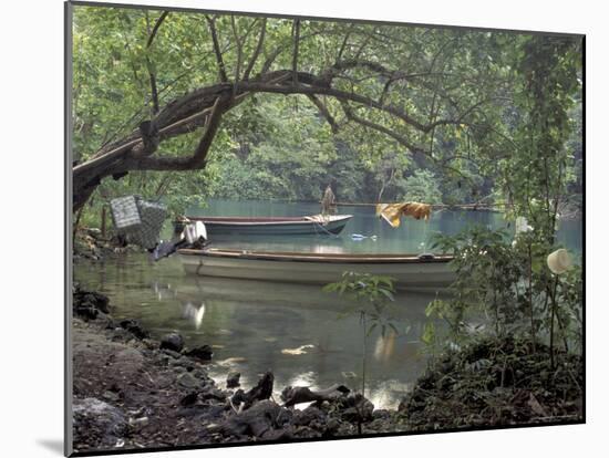 Blue Lagoon near Port Antonio, Mexico-Robin Hill-Mounted Photographic Print