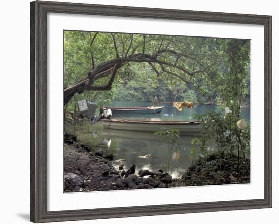 Blue Lagoon near Port Antonio, Mexico-Robin Hill-Framed Photographic Print