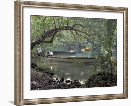 Blue Lagoon near Port Antonio, Mexico-Robin Hill-Framed Photographic Print