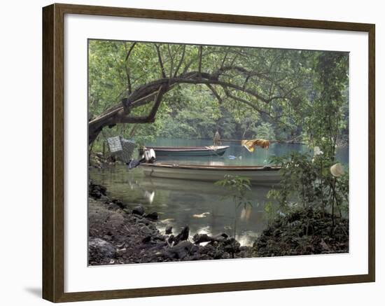 Blue Lagoon near Port Antonio, Mexico-Robin Hill-Framed Photographic Print