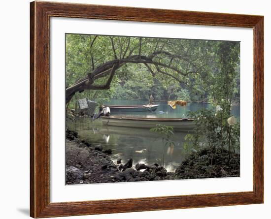 Blue Lagoon near Port Antonio, Mexico-Robin Hill-Framed Photographic Print