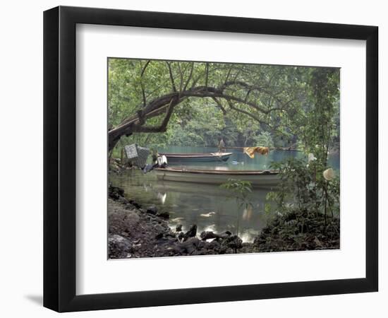 Blue Lagoon near Port Antonio, Mexico-Robin Hill-Framed Photographic Print