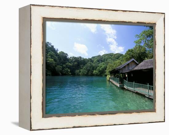 Blue Lagoon, Port Antonio, Jamaica, West Indies, Central America-Sergio Pitamitz-Framed Premier Image Canvas