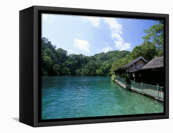 Blue Lagoon, Port Antonio, Jamaica, West Indies, Central America-Sergio Pitamitz-Framed Premier Image Canvas