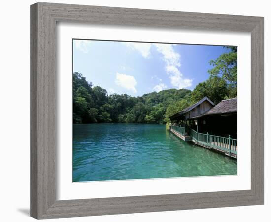 Blue Lagoon, Port Antonio, Jamaica, West Indies, Central America-Sergio Pitamitz-Framed Photographic Print