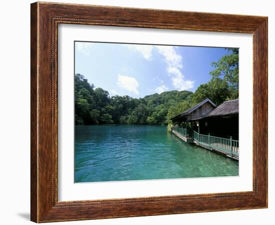 Blue Lagoon, Port Antonio, Jamaica, West Indies, Central America-Sergio Pitamitz-Framed Photographic Print