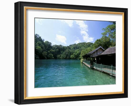 Blue Lagoon, Port Antonio, Jamaica, West Indies, Central America-Sergio Pitamitz-Framed Photographic Print