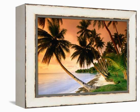 Blue Lagoon Resort Beach, Weno Centre, Micronesia-John Elk III-Framed Premier Image Canvas