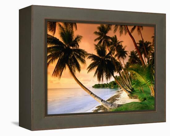 Blue Lagoon Resort Beach, Weno Centre, Micronesia-John Elk III-Framed Premier Image Canvas